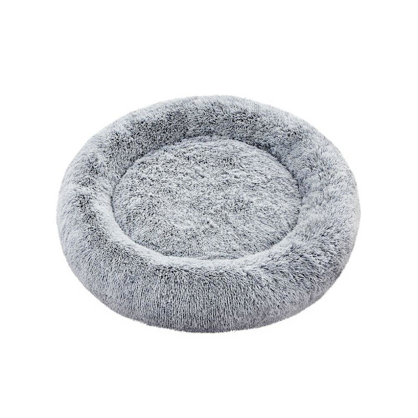 Rootz Cat Bed - Fluffy Cat Bed - Cat Sove Bed - Cat Cave Bed - Cat Hængekøje Seng - Cat Basket Bed - Katteseng til små katte - Plys - PP fyld - Lysegr