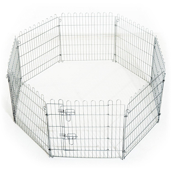 Rootz Outdoor Enclosure Puppy Run - Zilver - Metaal - cm x 24,8 cm x 35,83 cm