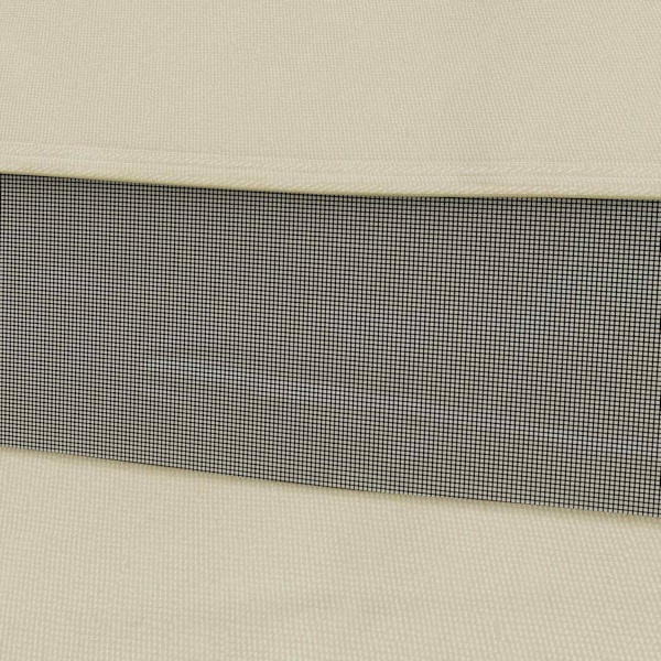 Rootz Gazebo Ersättningstak - Tarpaulin - Pavilion tak - Solskydd UPF30+ - 400 cm x 300 cm - vitt