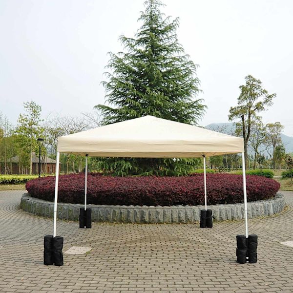 Rootz Pavilion Stander til sammenfoldeligt Pavilion Festtelt - Sort - Polyester - cm x cm x 16,53 cm