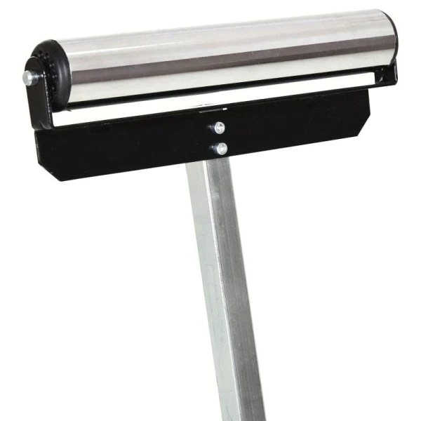 Rootz Roller Stand - Roller Support - Justerbar Roller Stand - Extra Stand - Support Stand - Metall - Svart - 44 X 50 X 68-110 cm