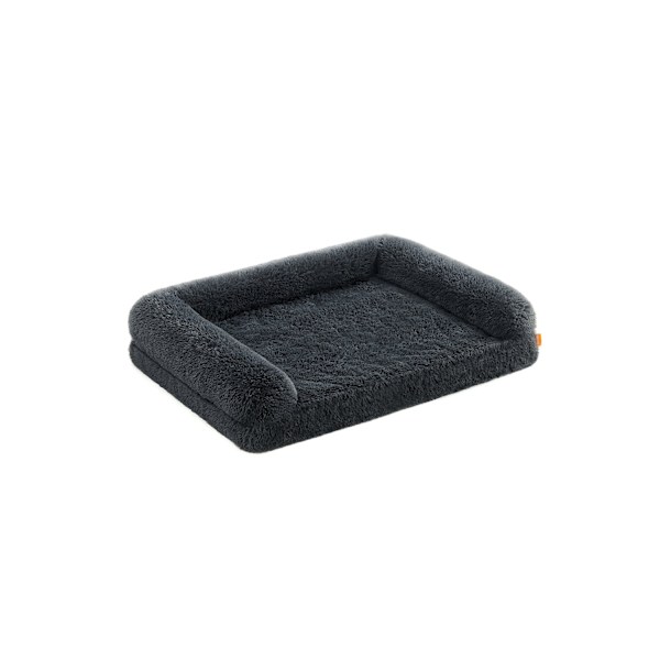Rootz-pehmoinen koiransänky - Tummanharmaa lemmikkimatto - Memory Foam - Ortopedinen tyyny - 106cm x 80cm x 23cm - Kevyt 3,1kg