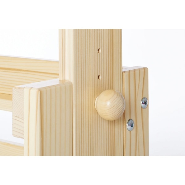 Rootz Børneskrivebord 'Lena' - Børneskrivebord - Justerbart træbord - Massiv fyrretræ - 109 cm x 58 cm x 57-70 cm