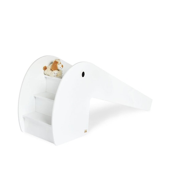 Rootz Indoor Slide Lotta - White Slide - Kids Play Slide - Tilpasbart design - 155 cm x 45 cm x 68 cm