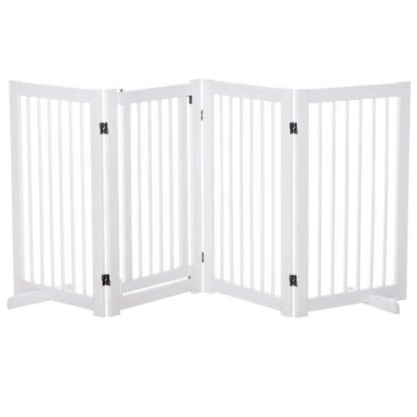 Rootz Dog Turvaportti - Wit - Dennenhout - 86,61 cm x 14,17 cm x 35,82 cm