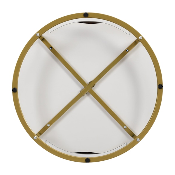 Rootz Gold -Plated Nesting Table Set - Höjdjusterbar soffbord - Mångsidig sidobord - Stylsk förvaring - 70x70x42/56,5cm + 60x60x24cm