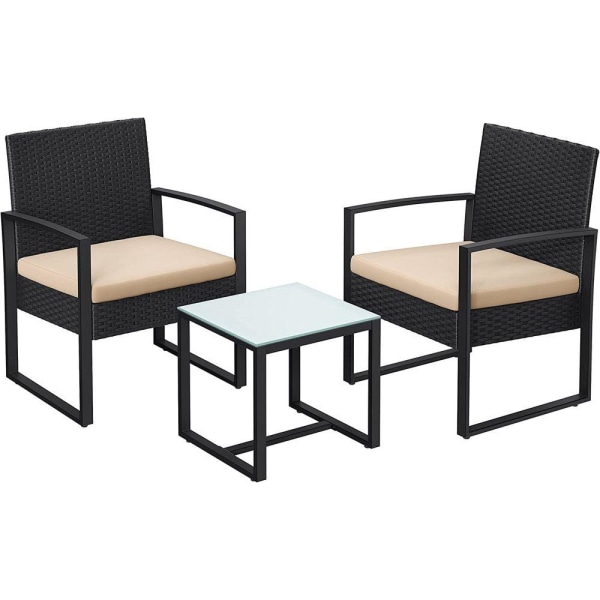 Rootz Havemøbelsæt - Udendørs møbelsæt - 3-delt havemøbelsæt - R