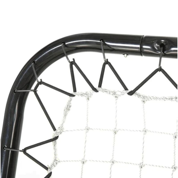 Rootz Rebounder Net - Fotboll Rebounder Net - Vikbart Kickback Goal - Rebound Wall Net - Justerbart - Svart - 78 x 84 x 65-78 cm