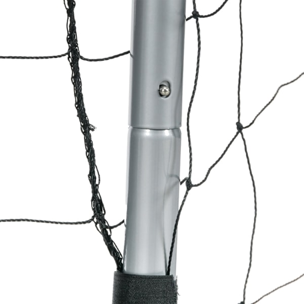 Rootz bærbart fodboldmål - Fodboldnet - Træningsmål - Robust stålramme - Vejrbestandigt net - Nem opsætning - 300 cm x 120 cm x 200 cm