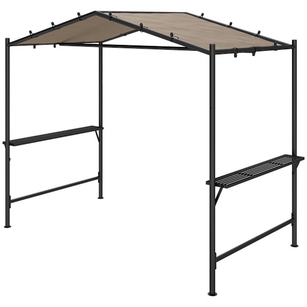 Rootz Grill Tält Gazebo - Pavilion Shelter - väderbeständigt tak - Skyddsdesign - 277 x 149 x 230 cm