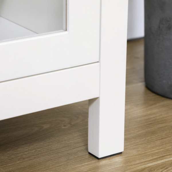 Rootz Sideboard Buffet - Glasskåp - förvaringsskåp - Klassisk design - 120 x 40 x 70 cm
