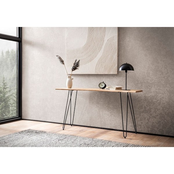Rootz Chic Console Table - Modern Console Table - Expressive møbler - Håndlavet kvalitet - 150 cm x 36 cm x 75 cm