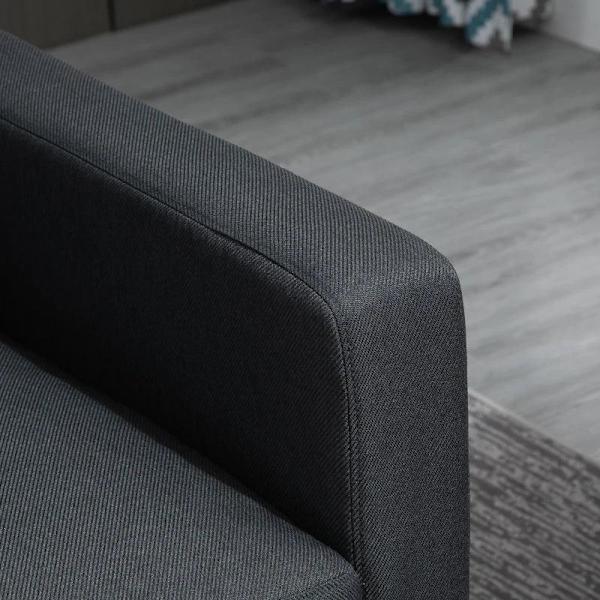 Rootz Sofa - Hjørnesofa - Stofsofa - Hjørnesofasæt - L-Shape Sofa - Mørkegrå - 197 x 139 x 91 cm