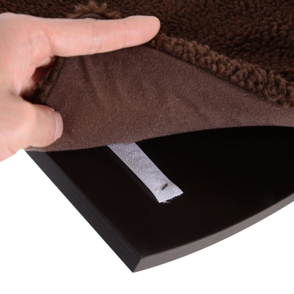 Rootz Cat Lounger - Brun - Konstruerat trä, skum, plysch - 16,14 cm x 11,02 cm x 8,26 cm