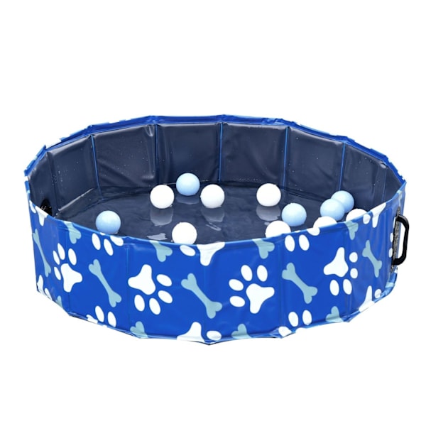 Rootz Dog Bath - sininen - PVC, komposiittipaneeli - 12,99 cm x 12,6 cm x 3,15 cm