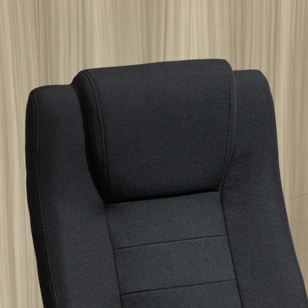 Rootz Kontorstol - Computerstol - Vippefunktion - Nakkestøtte - Ergonomisk skrivebordsstol - Sort - 62 x 62 x 110-119 cm