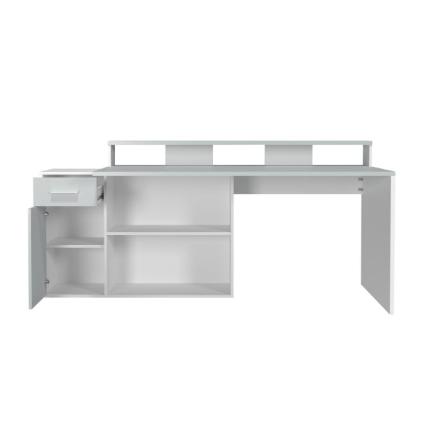 Rootz Skrivbord 160 x 92 x 115 cm - kontorsbord - spelbord - fyr White/Light Grey