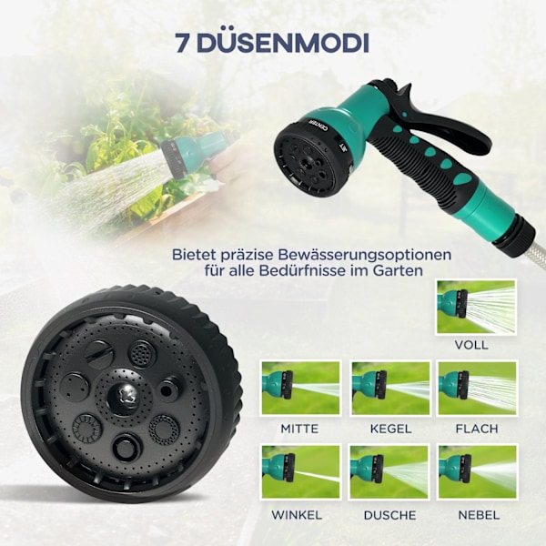 Rootz Wall Mount Garden Slange Holder - Slangrulle - Vandingssystem - 180 ° Rotatabelt - 55 cm x 21 cm x 41,5 cm