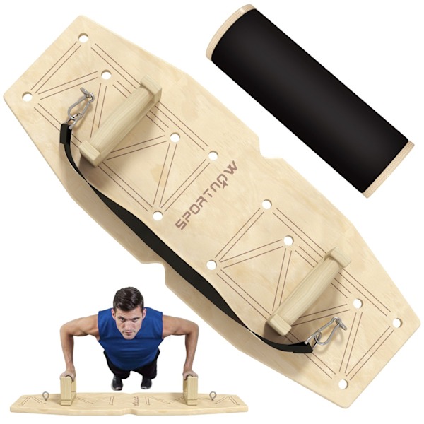 Rootz Push Up Bars Set - Push -Up Bars - Training Board - Förbättra fitness - 80 cm x 30 cm x 26 cm