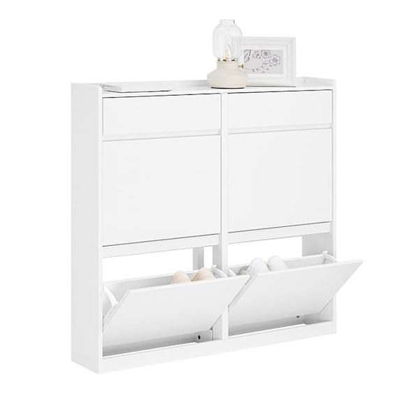 Rootz skoopbevaringsenhed - Skoopbevaring - Entreskab - Pladsbesparende design - MDF-materiale - 98x95x19cm
