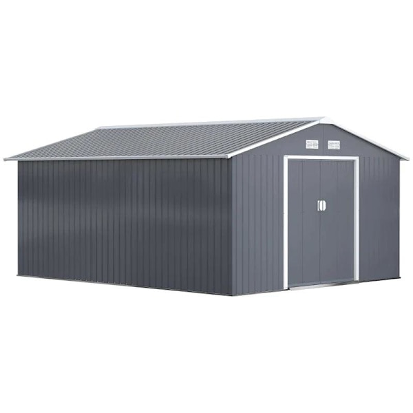 Rootz Puutarhavaja - Varastointi Puutarhavaja - Katja - Harmaa - 12,5 x 11,1 jalkaa