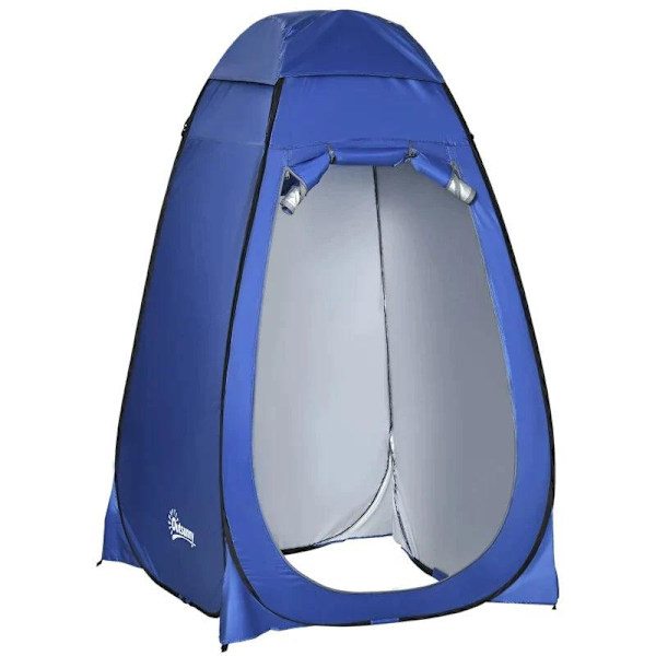 Rootz-suihkuteltta - Pop-up WC-teltta - Siirrettävä teltta - Leirintäteltta - Camping suihkuteltta - Sisätaskulla - Vedenpitävä - Polyesteri - Tummans