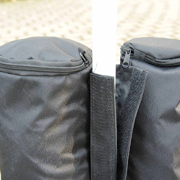 Rootz Pavilion Stander til sammenfoldeligt Pavilion Festtelt - Sort - Polyester - cm x cm x 16,53 cm