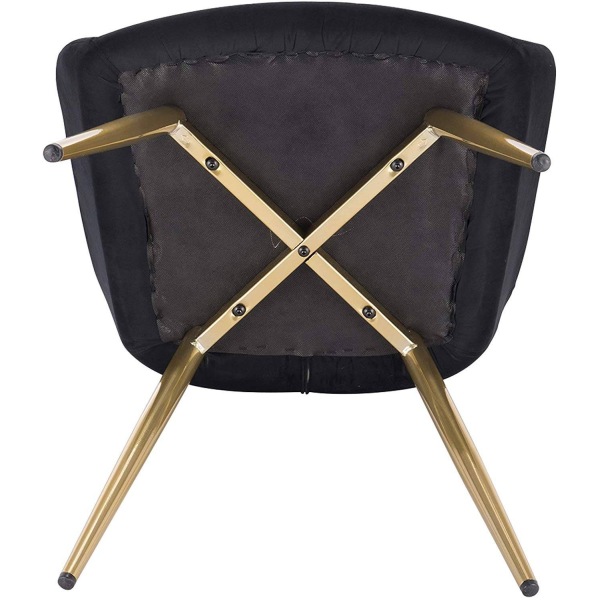 Rootz Velvet Dining Chair - Elegant Stol - Bekväma sittplatser - Högdensitetsskum, hållbar konstruktion, enkel montering - 43cm x 55cm x 81cm