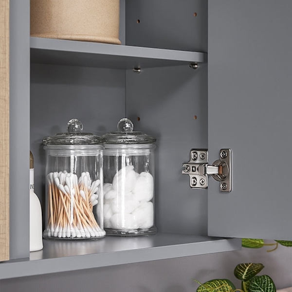 Rootz Mirror Door Wall Cabinet - Badeværelsesopbevaring - Vægskab - Rumbesparende - 60 cm x 45 cm x 20 cm
