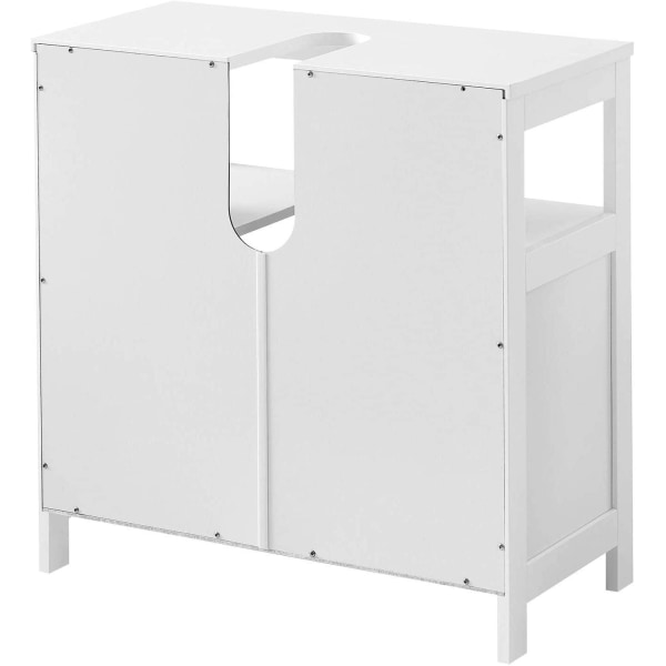 Rootz Tvättställsunderskåp - Badrumsskåp - Underskåp - Skandinavisk - Vit - MDF - 60 x 30 x 60 cm