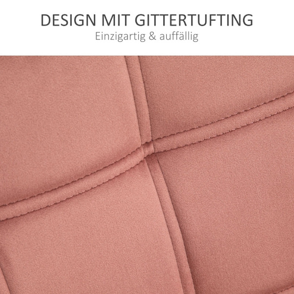 Rootz Scandinavian Style lepotuoli - pehmustettu tuoli - lukutuoli - kumipuujalat - samettipinta - 67 cm x 61,5 cm x 71 cm