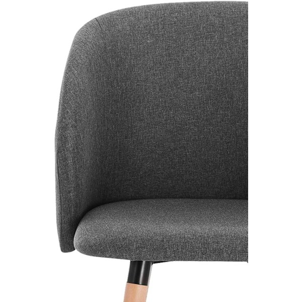 Rootz Ergonomic Dining Chair - Accent Lænestol - Robust høroverflade - Skridsikre puder - 84cm x 47cm x 38cm