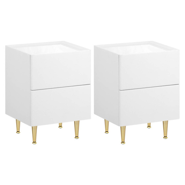 Rootz Modern Sengebord - Natbord - Sidebord - Rigelig opbevaring - Holdbart design - Beskyttende funktioner - 35 cm x 51 cm x 40 cm
