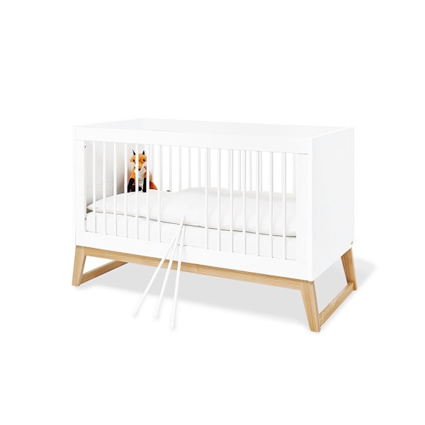 Rootz 3 -stykke børnehave møbler sæt - barneseng seng - skiftende enhed - konvertibelt design - barneseng: 150x76x94cm, enhed: 120x77x101 cm, garderob