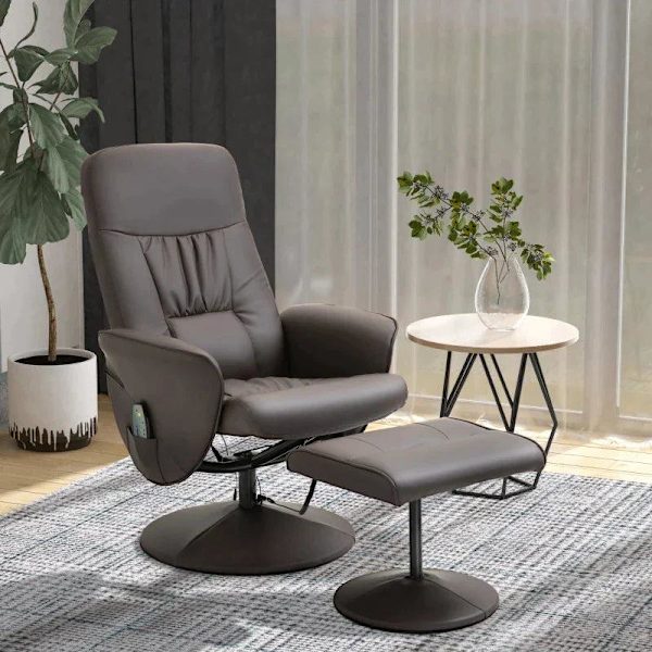 Rootz Relaxation Tuoli Jalkarahalla - Makaava toiminto - Hierontatuoli - Hierontatoiminnolla varustettu tv-tuoli - Lepotuoli - Ergonominen tuoli 10 tä