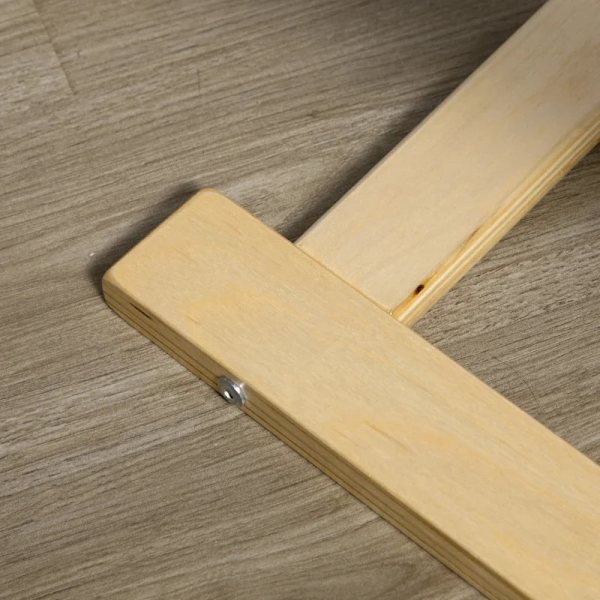 Rootz Relaxation Chair - Solstol - Justerbart fotstöd - Kudde - Bomullstyg - Trä + Svart - 66,5 x 94 x 100cm