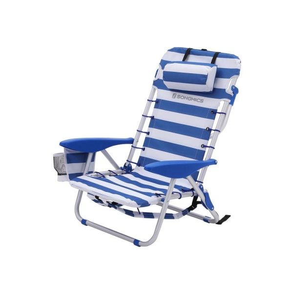 Rootz Beach Chair - Solstol med Dyna - Fällbar strandstol - Stra