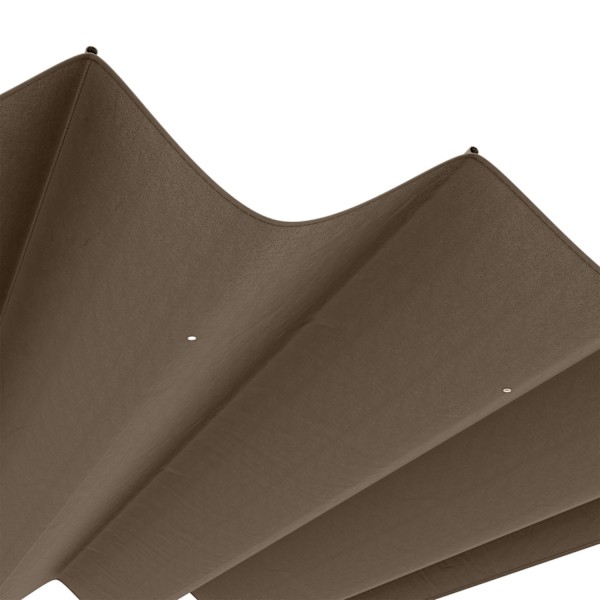 Rootz Pavilion Ersättningstak - Pergola Canopy - UV -skydd - Lätt montering - Polyestertyg - 286 cm x 245 cm