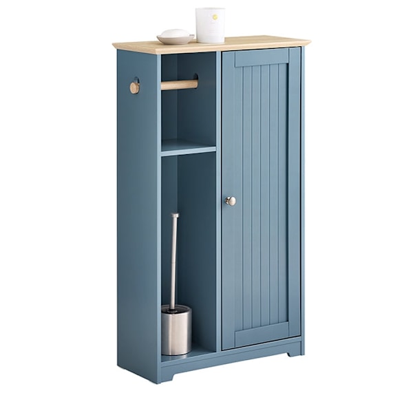 Rootz -moderni kylpyhuonekaappi - wc -säilytys - kompakti järjestäjä - vedenpitävä suunnittelu - 50x86x21cm