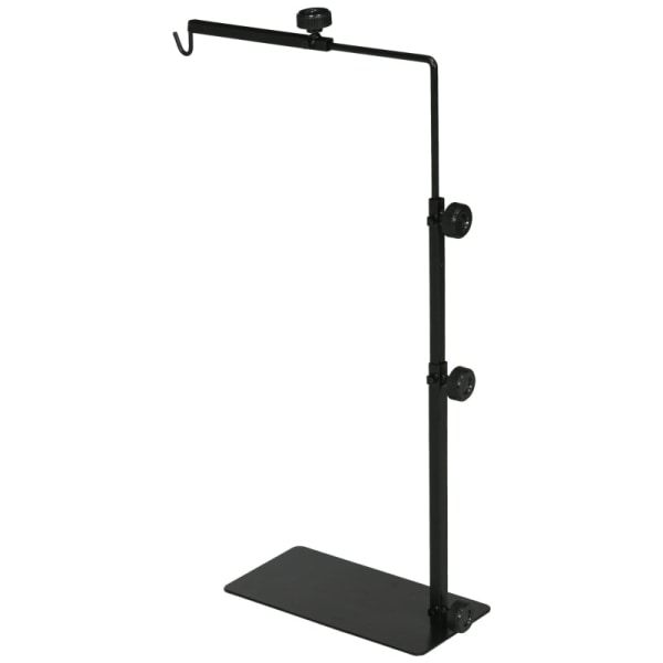 Rootz PawHut lämpölampputeline - Matelijan lämpölampun pidike - Säädettävä lampunjalka - Parantaa lämpöä - Vakaa teräsjalusta - Helppo koota - 40L x 1