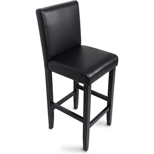 Rootz Set med 2 barstolar - Bänkstolar - Köksstolar - Högkvalitativt konstläder - Ergonomisk design - Modern industriell stil - 110 cm x 41 cm x 37,5