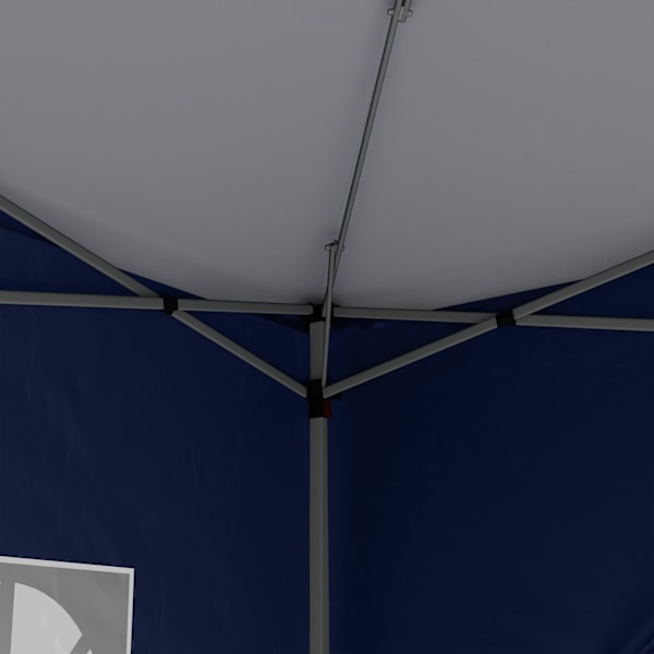 Rootz Pavilion Gazebo - Trädgårdstält - Pop-Up Shelter - Vattentät & UV-skydd - 2,95 m x 2,95 m x 2,58 m - Bärbar med bärväska