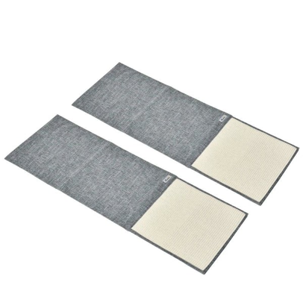 Rootz Scratch Mat - Naarmuuntumissuoja Sohva Sisal Scratch Matto Kissalle - Nojatuolisohva - Cat Scratch Mat - Harmaa - 130 x 45 x 0,3 cm