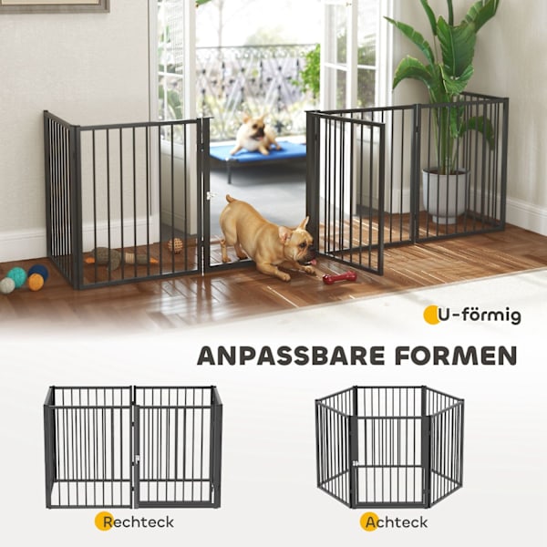 Rootz Puppy Run Dog Spout - Valphölje - Foldbart hundstaket - Versatile & Portable - 240cm x 60 cm x 76 cm