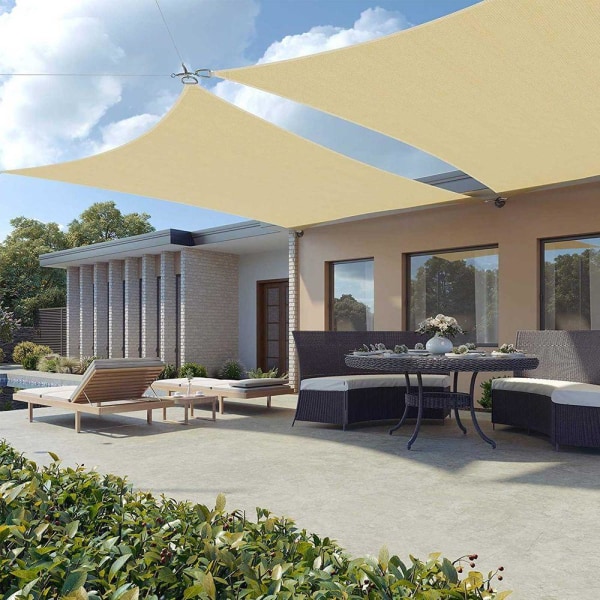 Rootz Shade Sejl - Solskygge Sejl - Udendørs Skygge Sejl - Patio Skygge Sejl - Uv Beskyttelse Skygge Sejl - Kommercielt Skygge Sejl - Skygge Sejl Inst