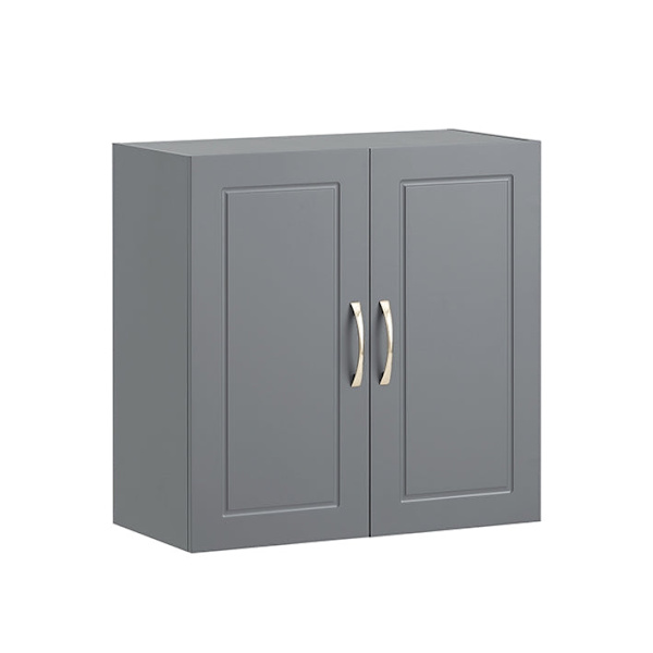 Rootz-seinäkaappi - Kylpyhuonekaappi - Lääkekaappi - Monipuolinen säilytystila - Säädettävät hyllyt - Tukeva MDF-rakenne - 60cm x 60cm x 30cm