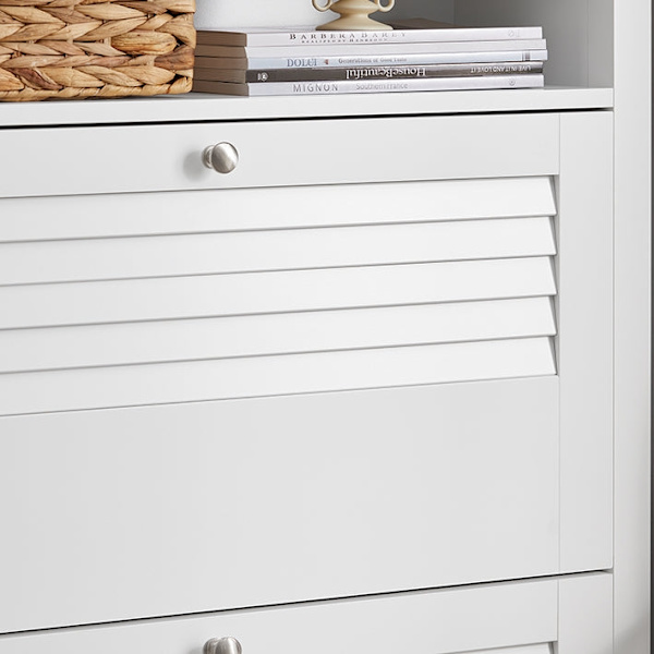 Rootz skoskab - Opbevaring i entré - Skoopbevaring - MDF og PB - 80 cm x 108 cm x 25 cm - Letvægts - Nem montering