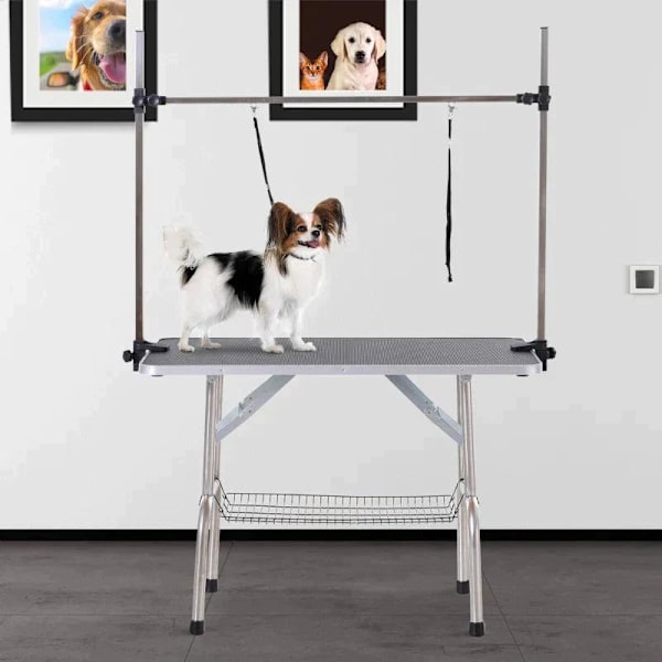 Rootz Grooming Table - Pet Grooming Table - Animal Grooming Table - Shearing Table - Dogs Grooming Table - 107 x 60 x 170 cm