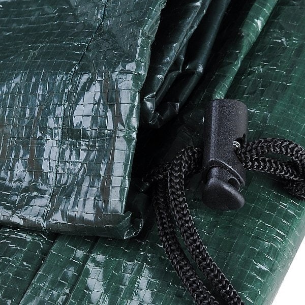 Rootz-huonekalun päällinen - Puutarhasuojakotelo - UV-kestävä - Säänkestävä - Repeämisenkestävä PE - Helppokäyttöinen - Vihreä - 100g/m² - 110x110x70c