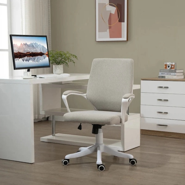 Rootz kontorsstol - Skrivbordsstol - Vridstol - Ergonomisk kontorsstol - Hemmakontorsstol - Med Rocker Funktion Ryggstöd - Höjdjusterbar - 360° vridba